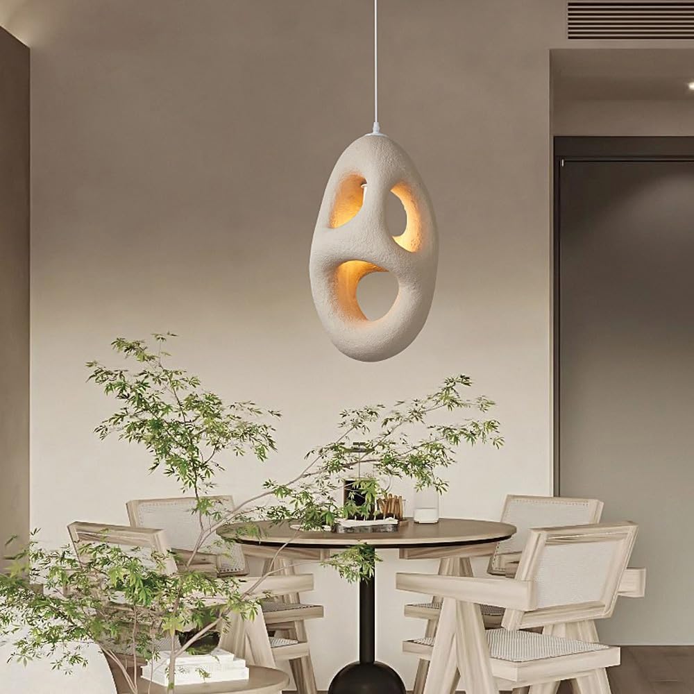 Creative Resin Chandelier Industrial Farmhouse Pendant Light Modern Japanese Mini Hanging Chandelier for Dining Room Restaurant Cafe