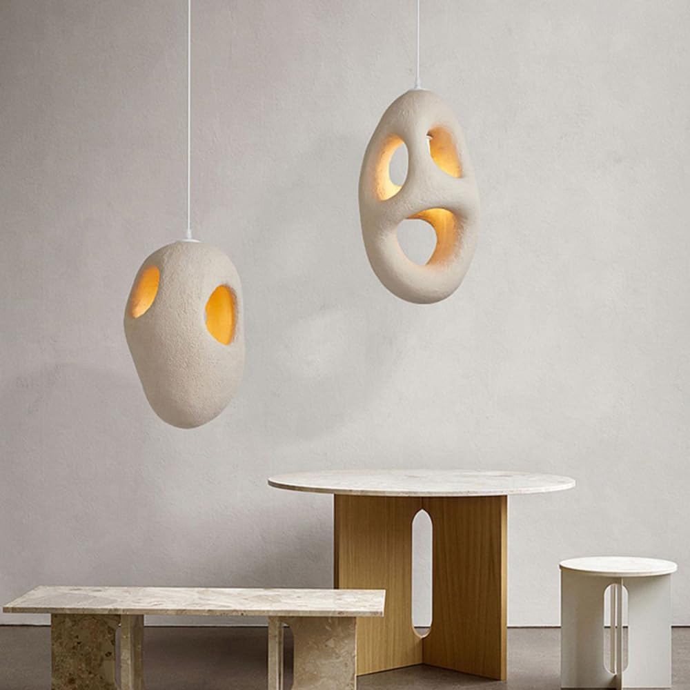 Creative Resin Chandelier Industrial Farmhouse Pendant Light Modern Japanese Mini Hanging Chandelier for Dining Room Restaurant Cafe