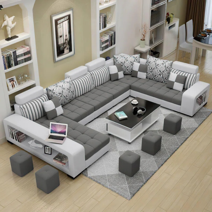 Modern U Shaped Sofa Set