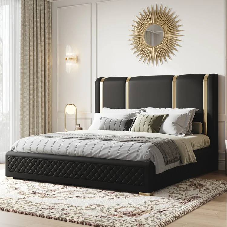 Elegant King Size Bed