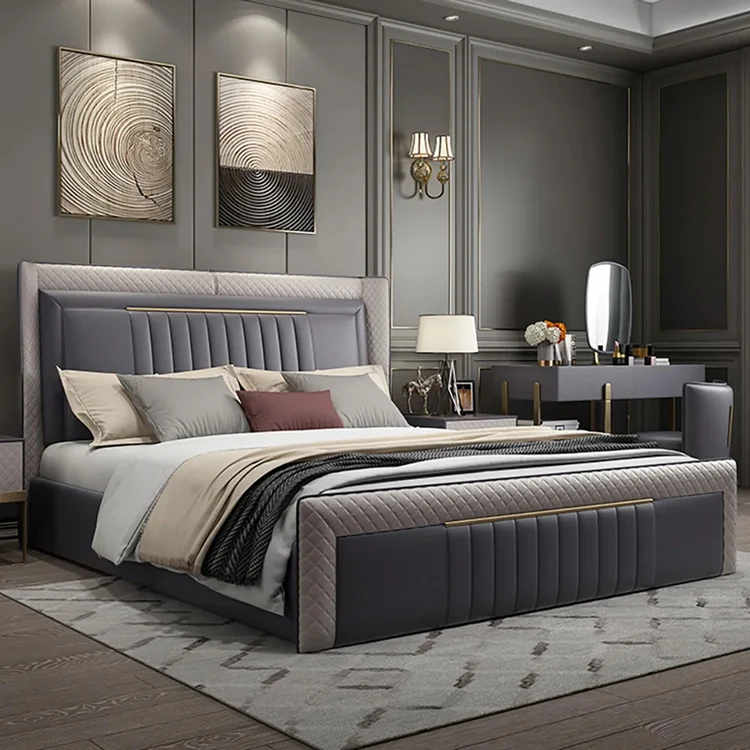 Luxury Grey Bed Set
