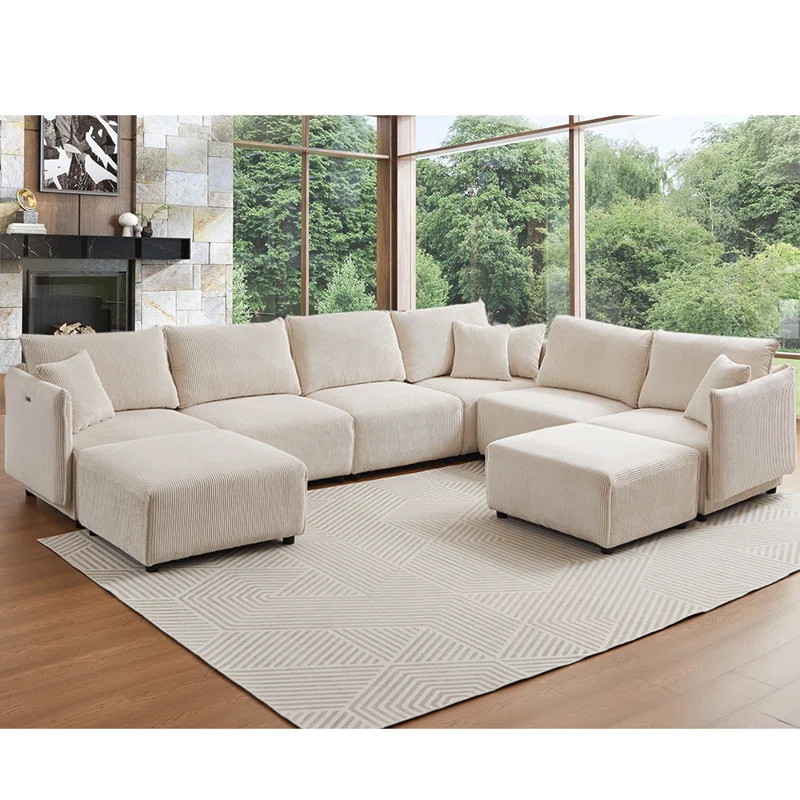 Modern U Shaped Sofa Set