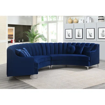 Modern Velvet Sectional Sofa