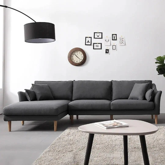 Modern Gray Sectional Sofa