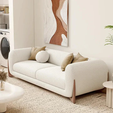 Modern White Sofa