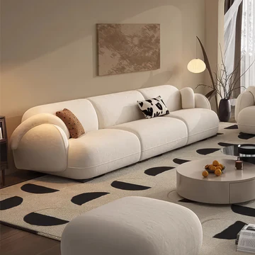 Modern White Sofa