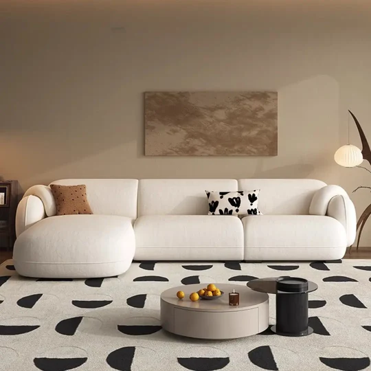 Modern White Sofa