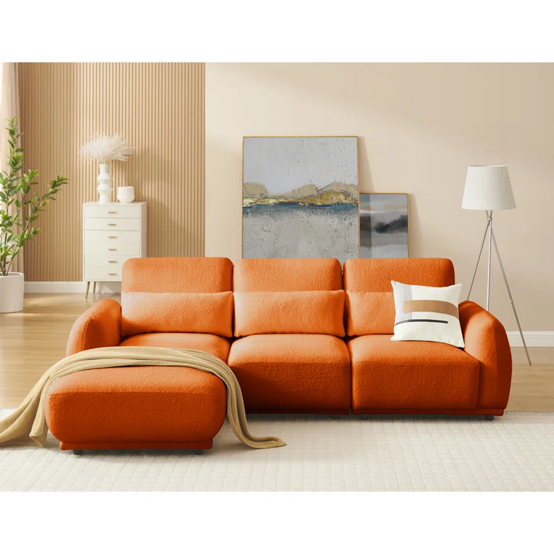 Ballyrobert 4 - Piece Upholstered Sectional