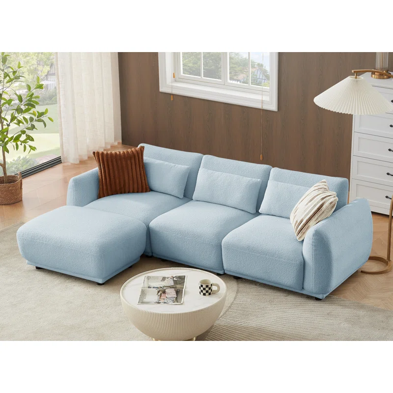 Ballyrobert 4 - Piece Upholstered Sectional