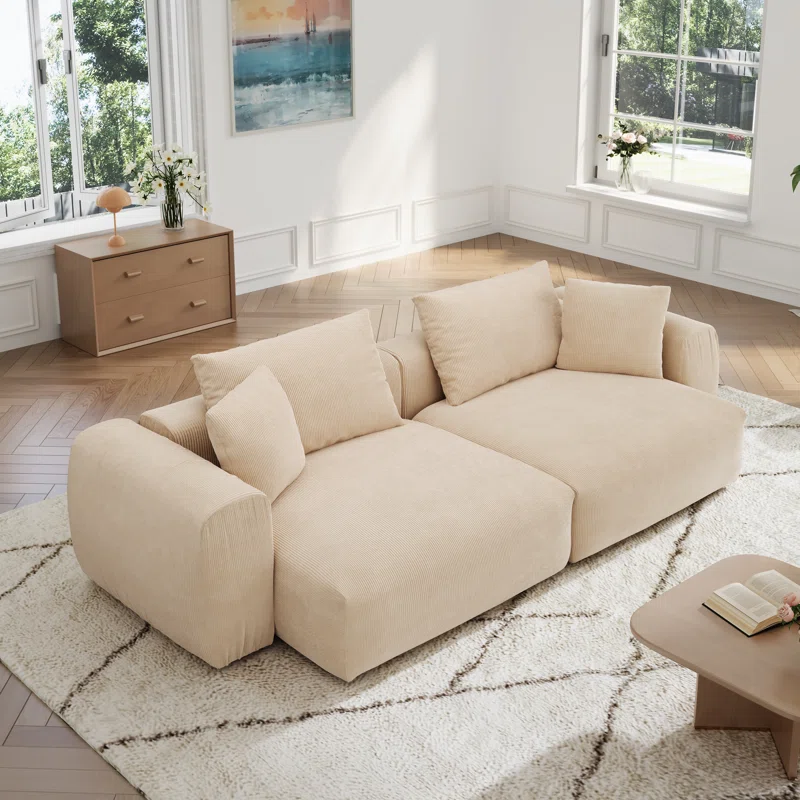 Beige Sectional Sofa