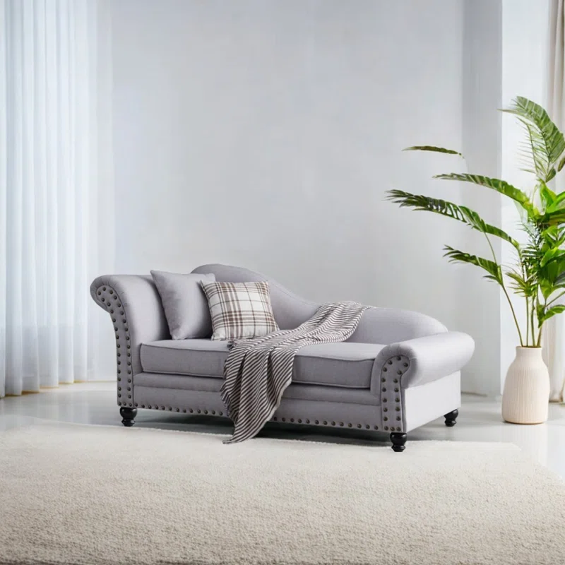 Elegant Grey Sofa