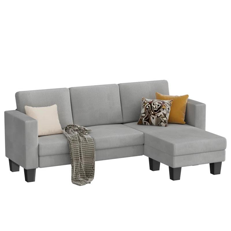 Modern Gray Sectional Sofa