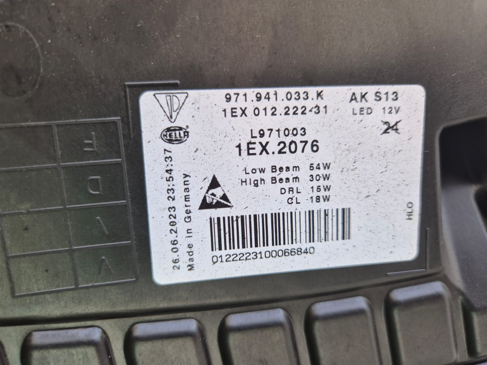 Farol ESQUERDO LED Porsche Panamera (971) (2017–2023)