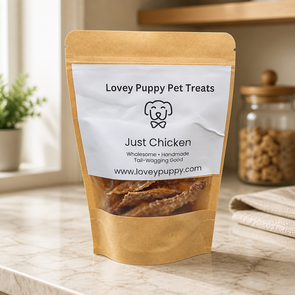 Lovey Puppy Pet Treats - Just Chicken
