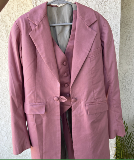 Saddleseat Suit & Vest - Pink Custom Youth 9-10