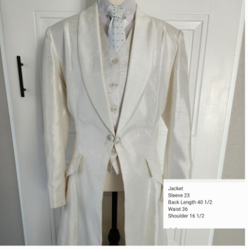 Saddleseat - White Day Coat