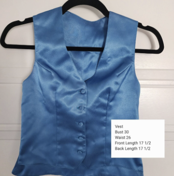 Vest - Saddleseat Blue Vest