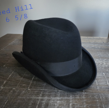 Derby - Reed Hill Black Derby 6 5/8