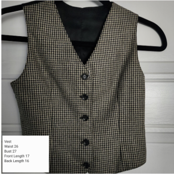 Vest - Saddleseat Vest Blk/Tan Vest Youth