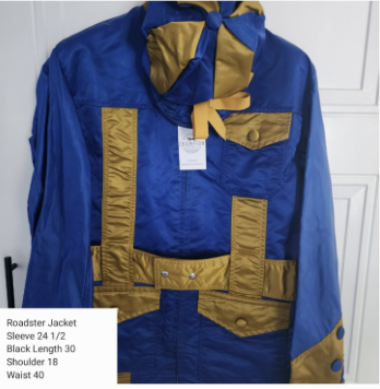 Roadster - Jacket Blue/Gold Vintage