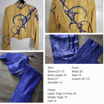 Western Youth -  3 Piece Outfit Youth Yellow/Purple