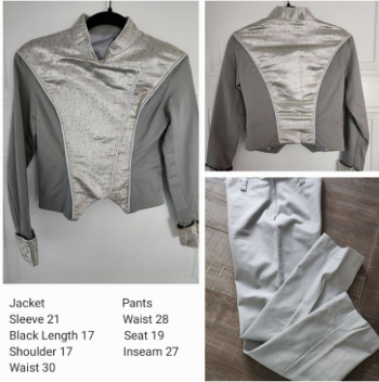 Western Youth - Floral Grey/Silver Outfit 