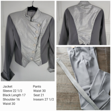 Western Youth - Western Youth Outfit Grey/Silver 3-Piece