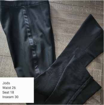 Jods - Saddleseat Show Jods Black Formal Youth