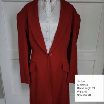 Saddleseat - Red Saddleseat Coat