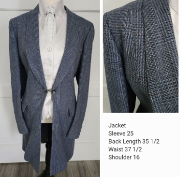 Saddleseat - LeCheval Saddlseat Coat Blue Plaid