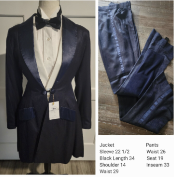 Saddleseat - Navy Formal Suit