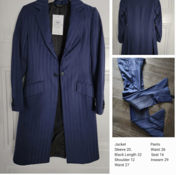 Saddleseat - Friersen Blue Stripe Suit Youth