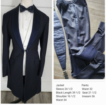 saddleseat - Marsha DeArriaga Navy Formal Tux