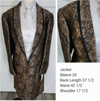 Saddleseat - DeRegnecourt Brown Floral Day Coat