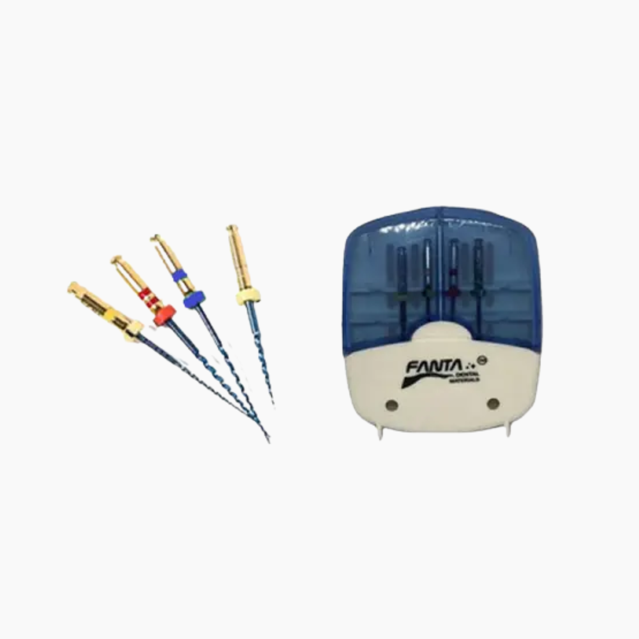 Fanta AF Blue Rotary Files Assorted - 4 Files