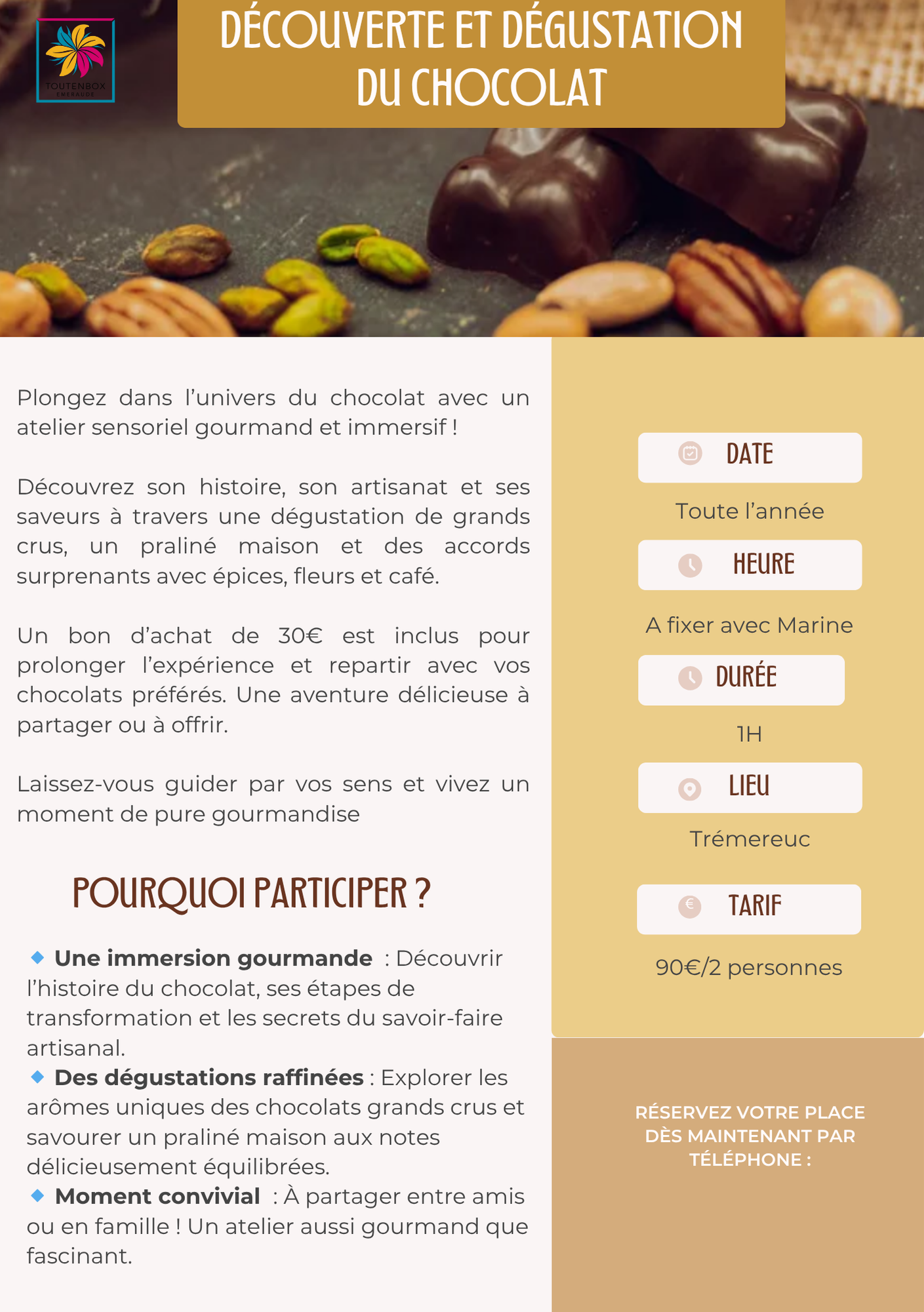 Découverte et Dégustation du Chocolat