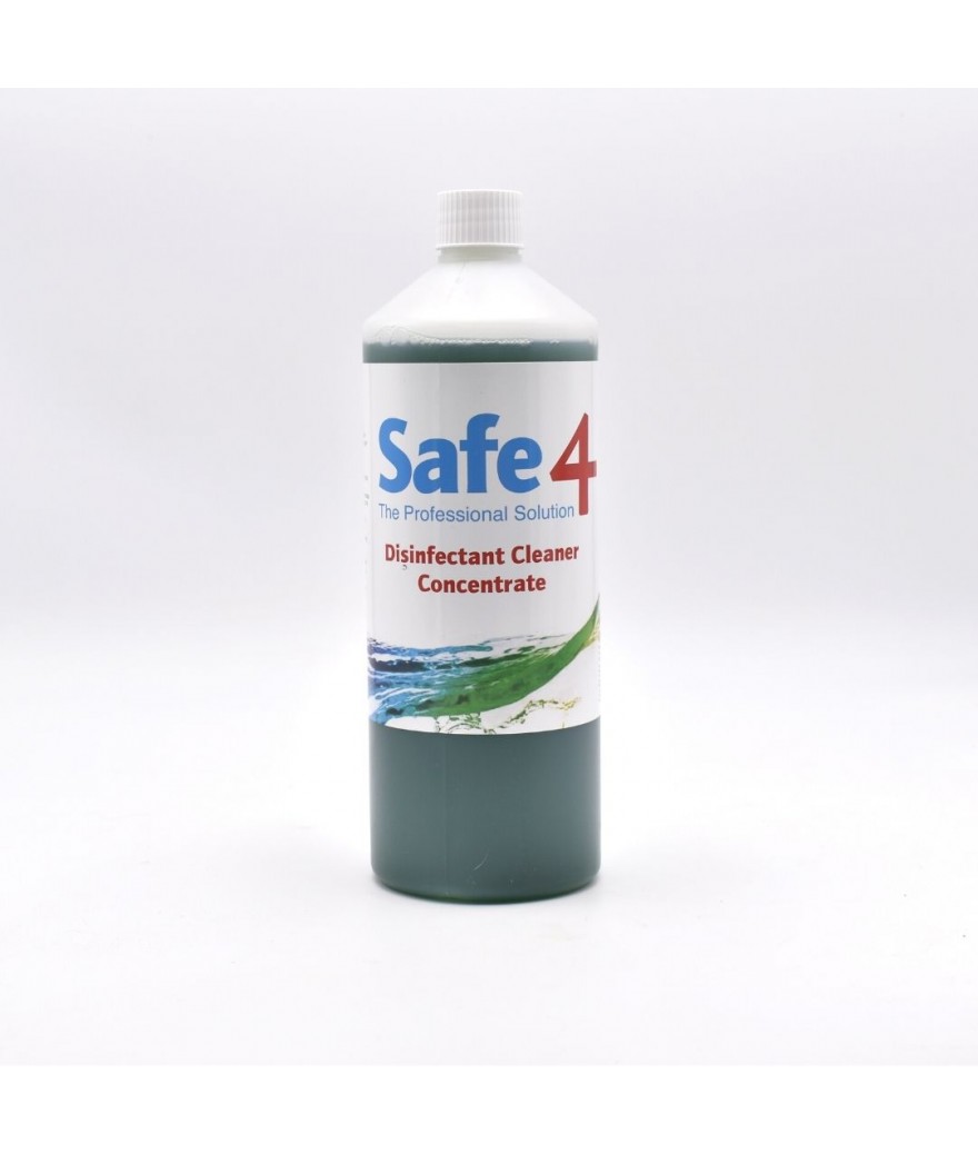 SAFE4 Nettoyant désinfectant  concentré 1L