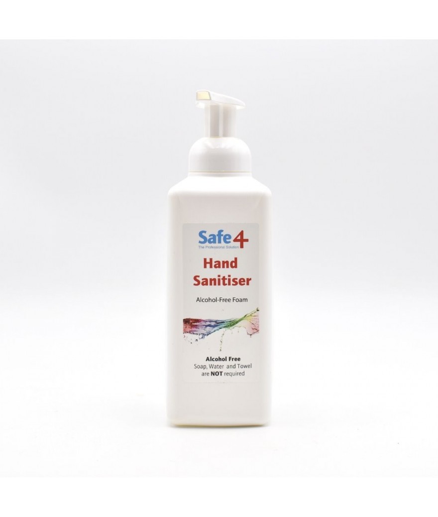 SAFE4 Mousse désinfectante pour les mains  600mL