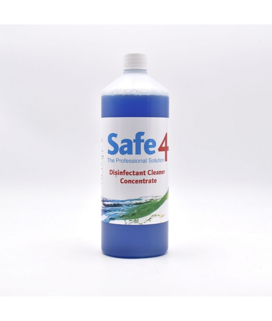 SAFE4 Nettoyant désinfectant  concentré 1L