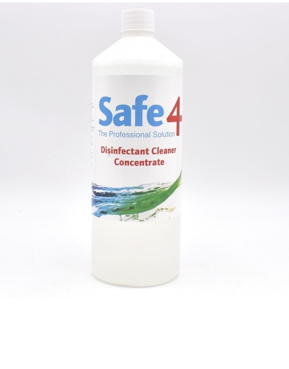 SAFE4 Nettoyant désinfectant  concentré 1L