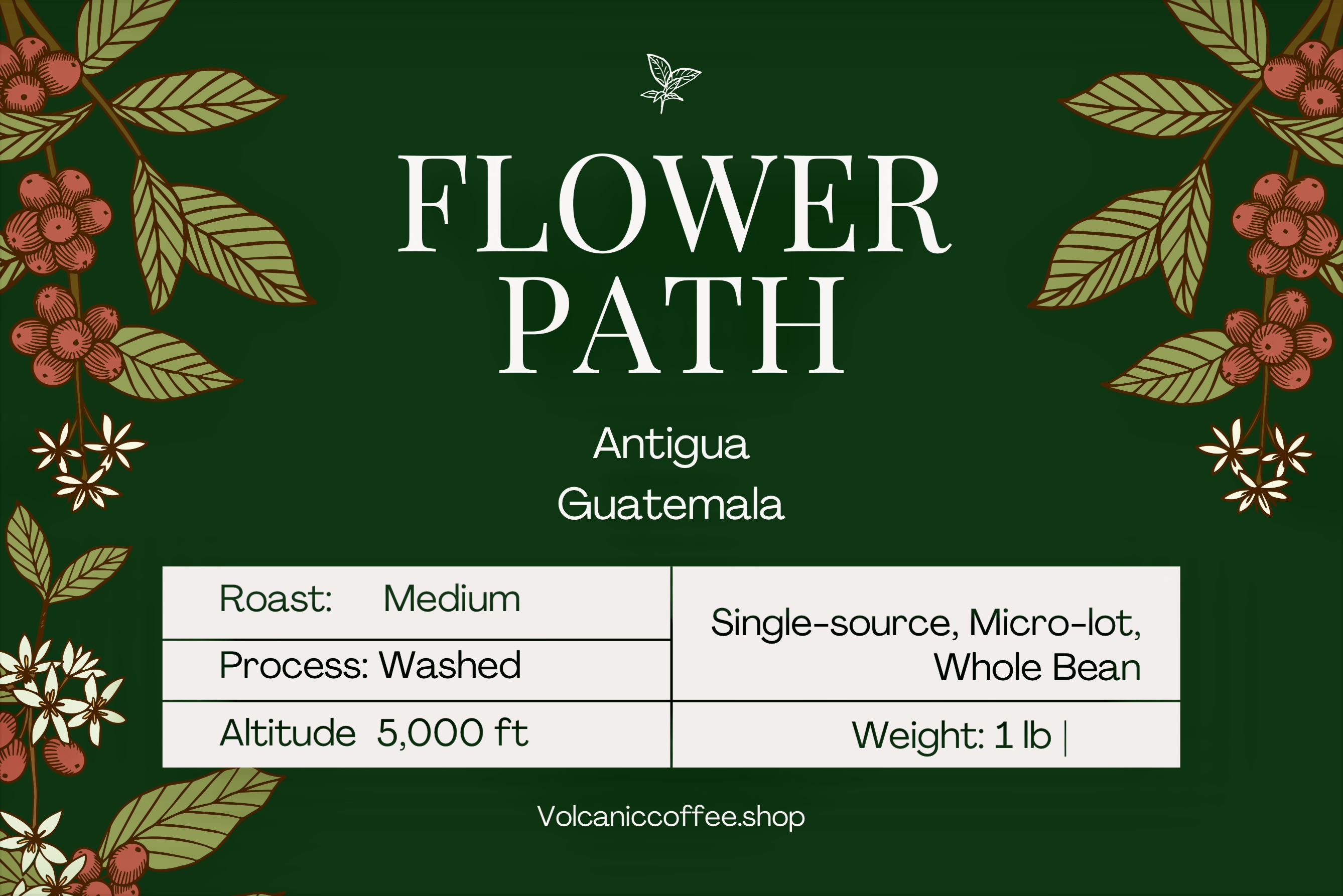 Floral Path Whole Bean