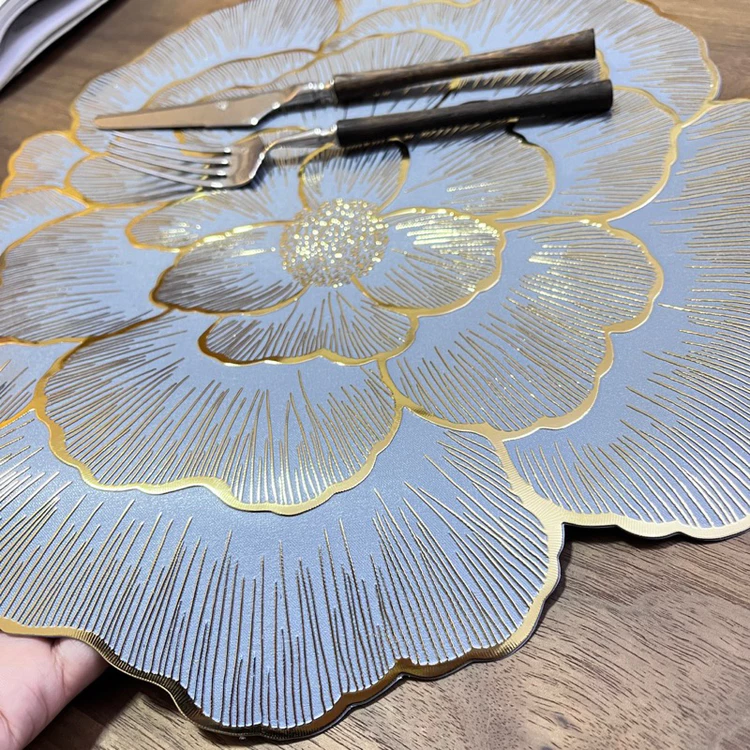 Decorative Flower mat pack of 6