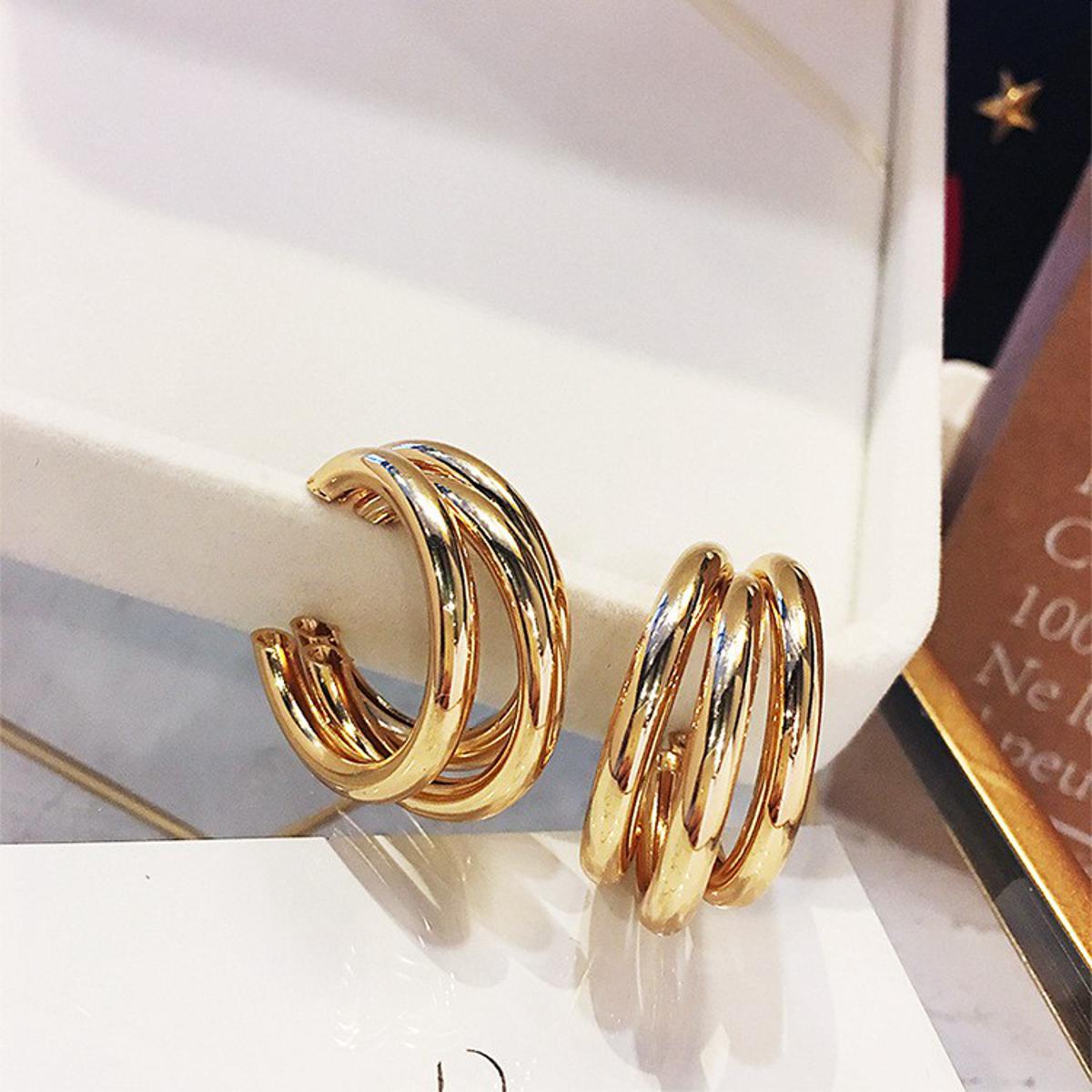 Gold Hoop Earrings