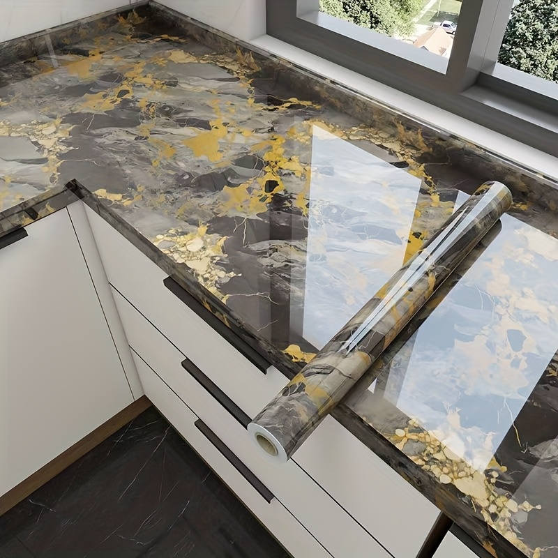 Marble Pattern Adhesive Countertop Film