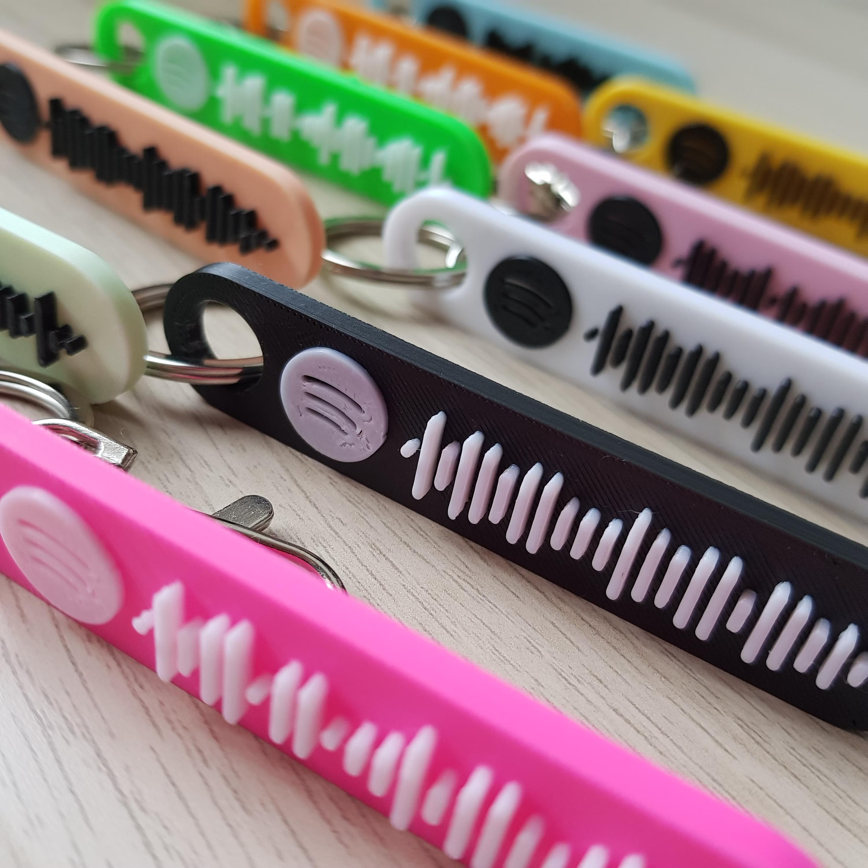 Porta-chaves personalizado com código Spotify