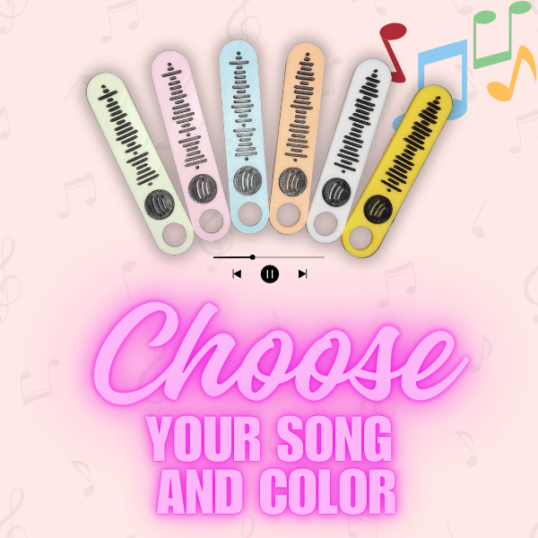 Porta-chaves personalizado com código Spotify