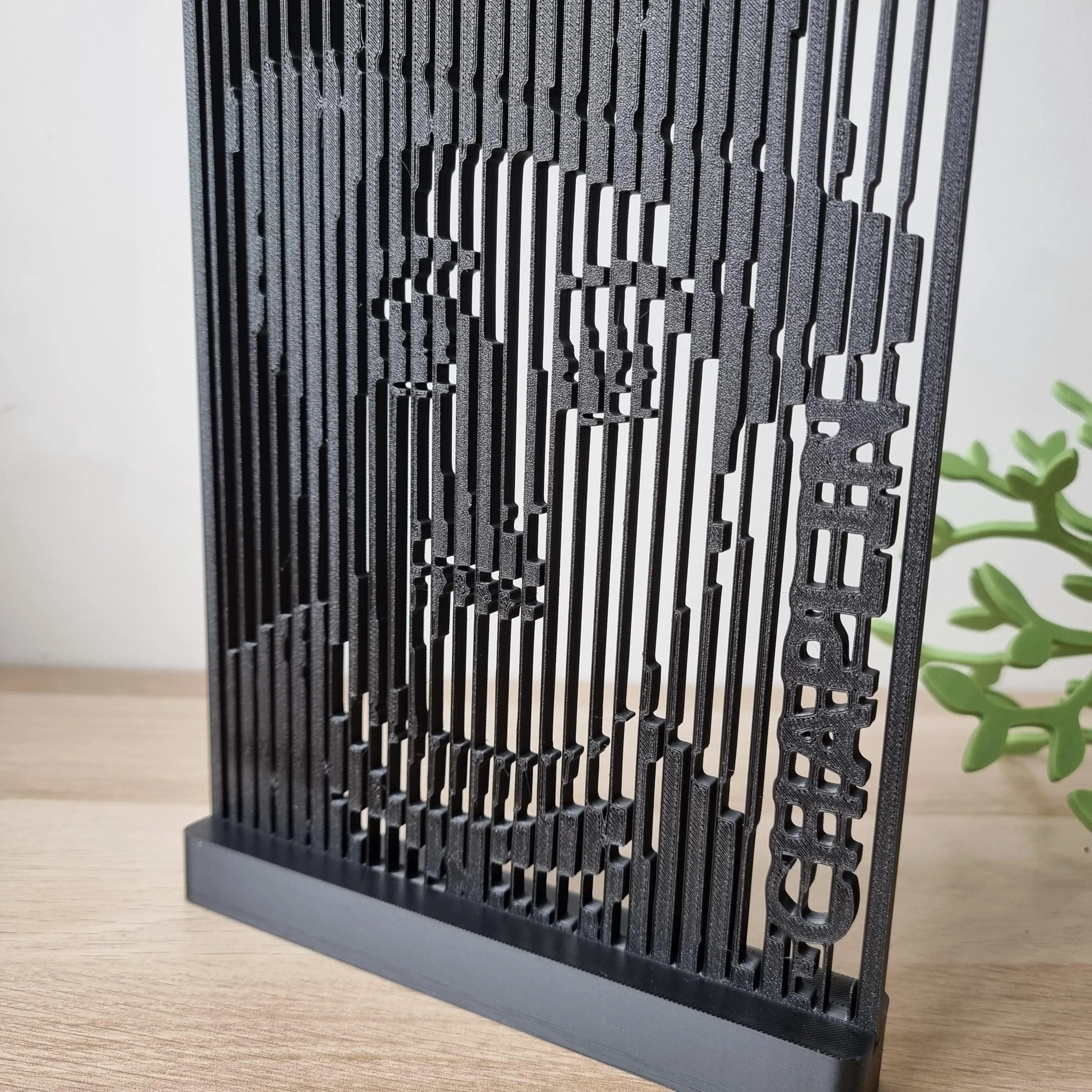 Charlie Chaplin 3D Line Art Minimalista