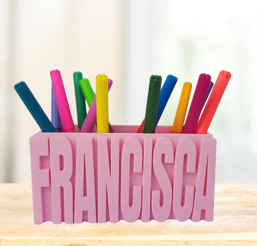 Organizador de secretária personalizado impresso em 3D