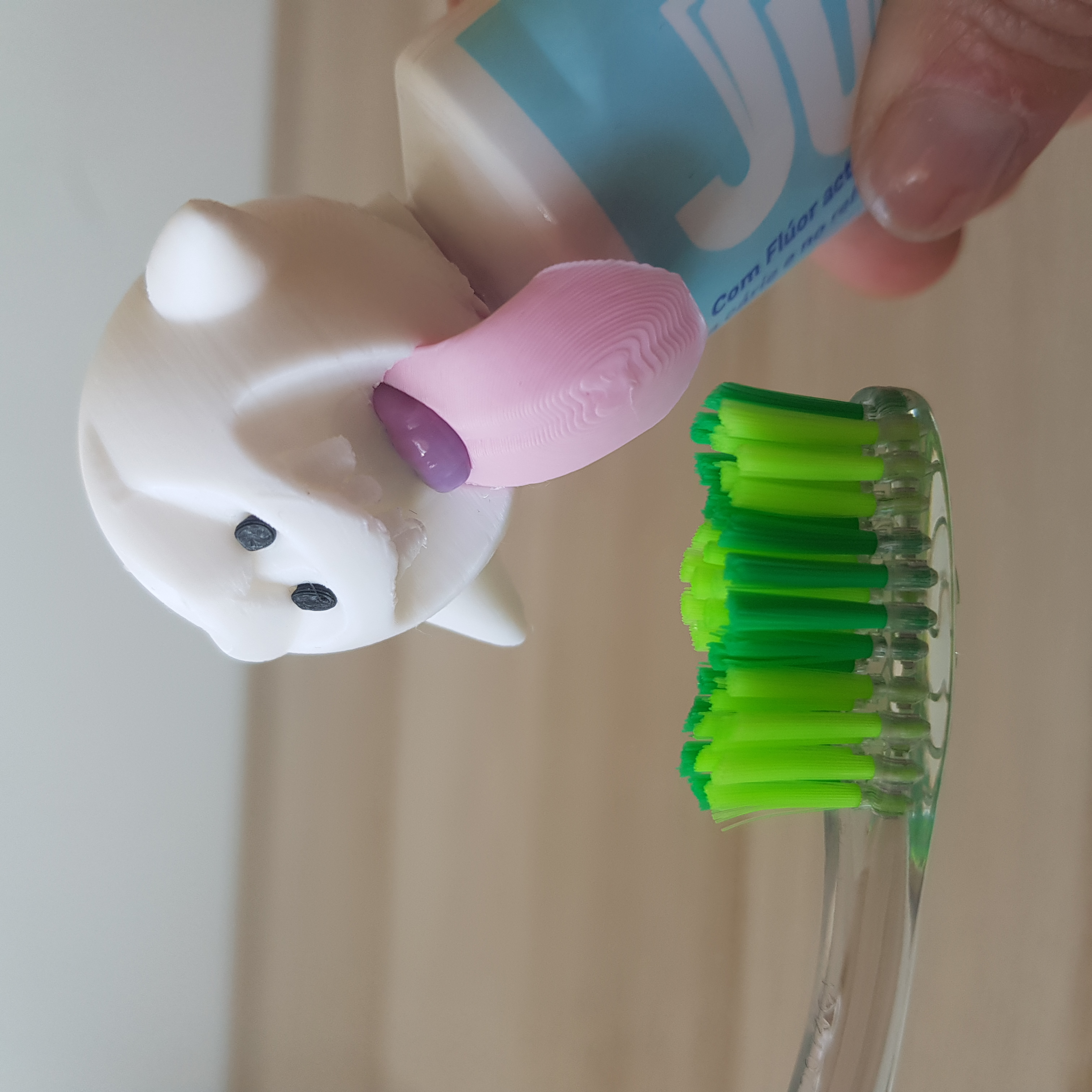 Topo de pasta de dentes Boo Ghost Mario Kart