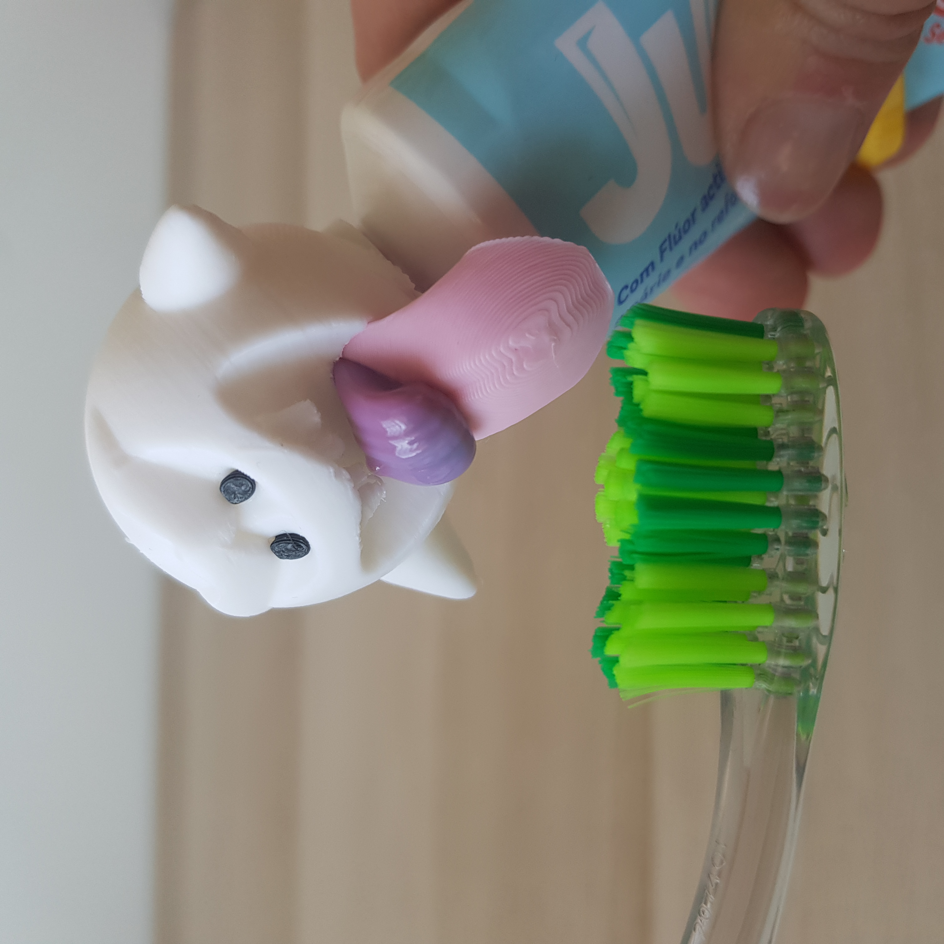 Topo de pasta de dentes Boo Ghost Mario Kart